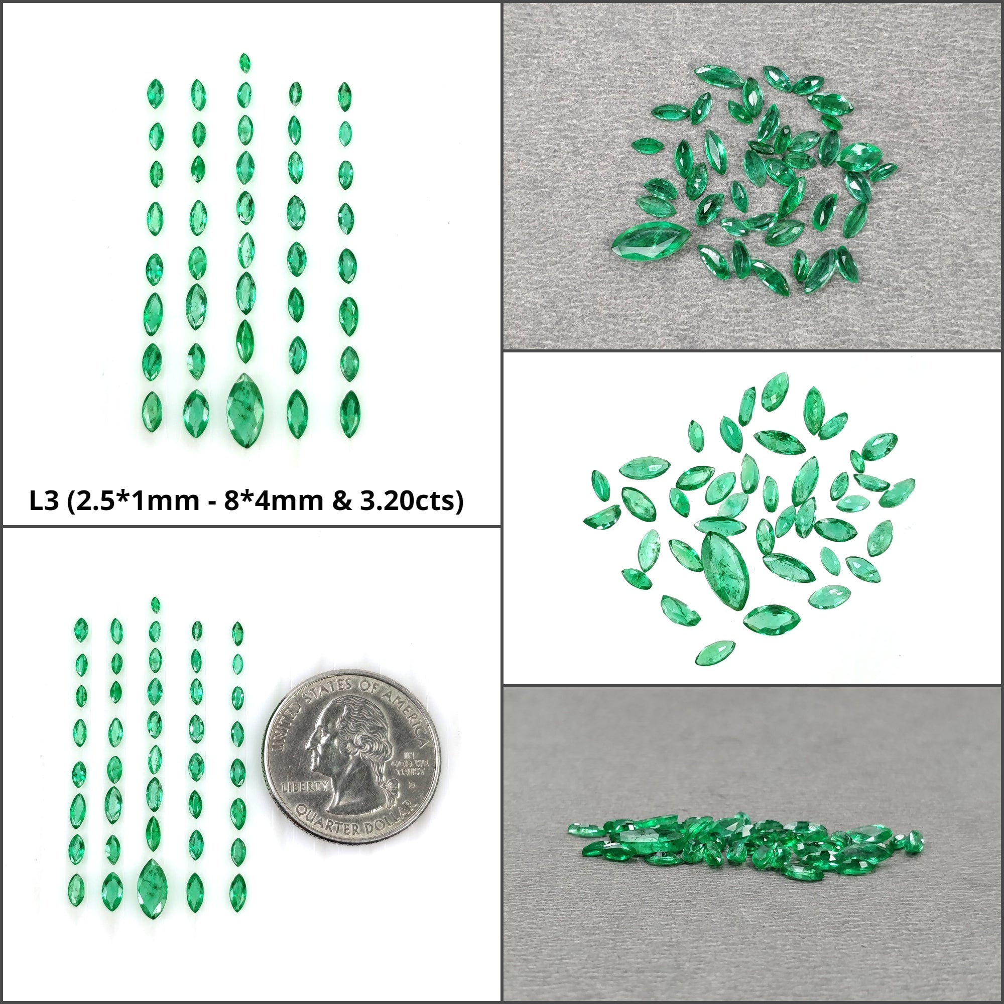 Natural Untreated Green Emerald Gemstone Marquise Cut - High Quality Loose Stones for Jewelry Making, Engagement Rings & Necklace Designs | Perfect for Birthstone Gifts, Bridal Jewelry & Luxury Accessories