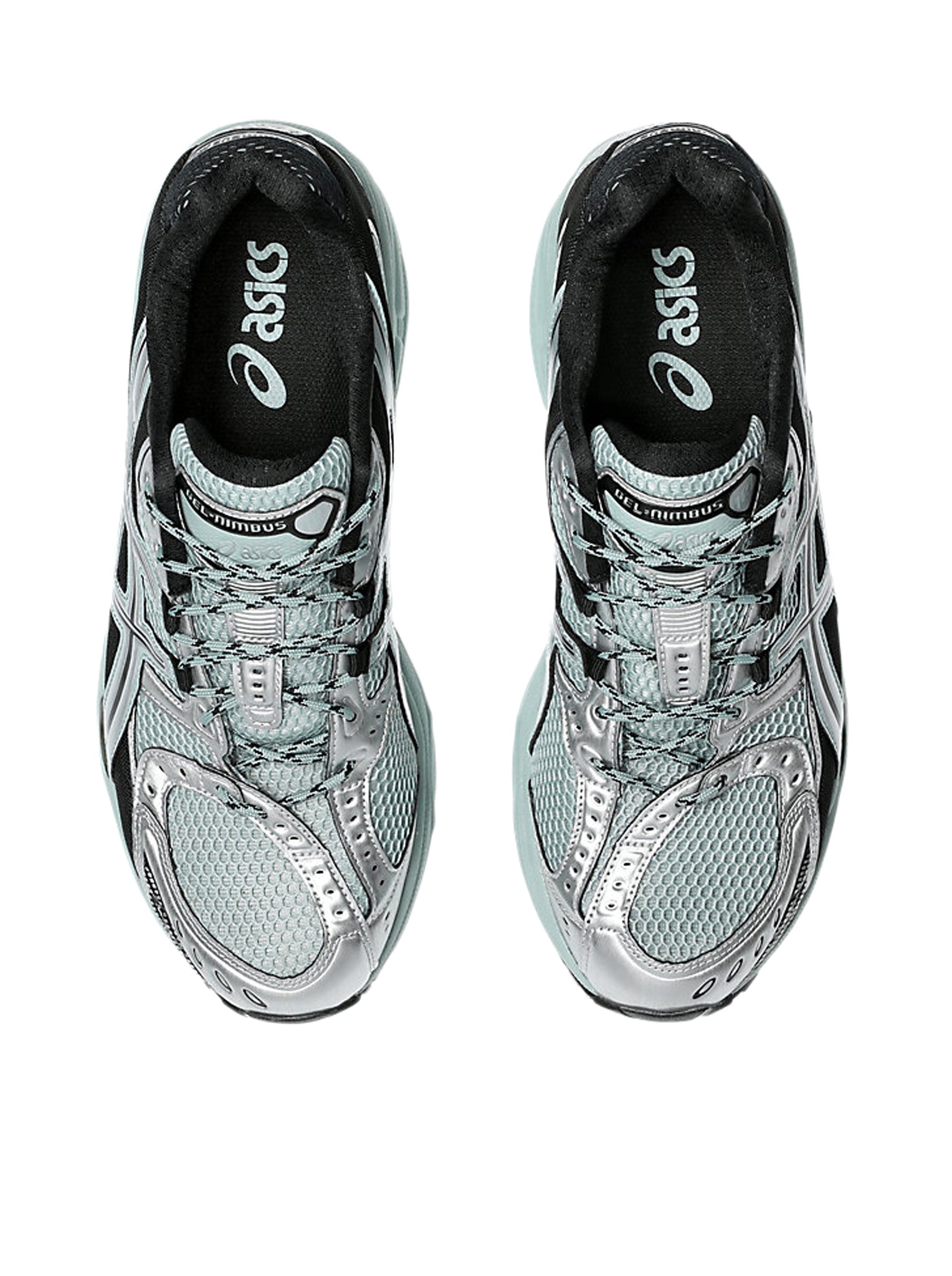 ASICS GEL-Nimbus 10 Running Shoes for Men - Blue Ocean Haze Pure Silver | Lightweight Cushioned Sneakers for Jogging, Gym & Daily Wear