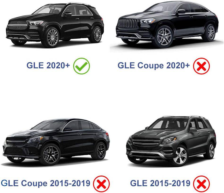2020-2023 Mercedes GLE W167 V167 SUV Aluminum Running Boards | OE Style Nerf Bars Side Steps | Perfect for Off-Roading & Daily Use