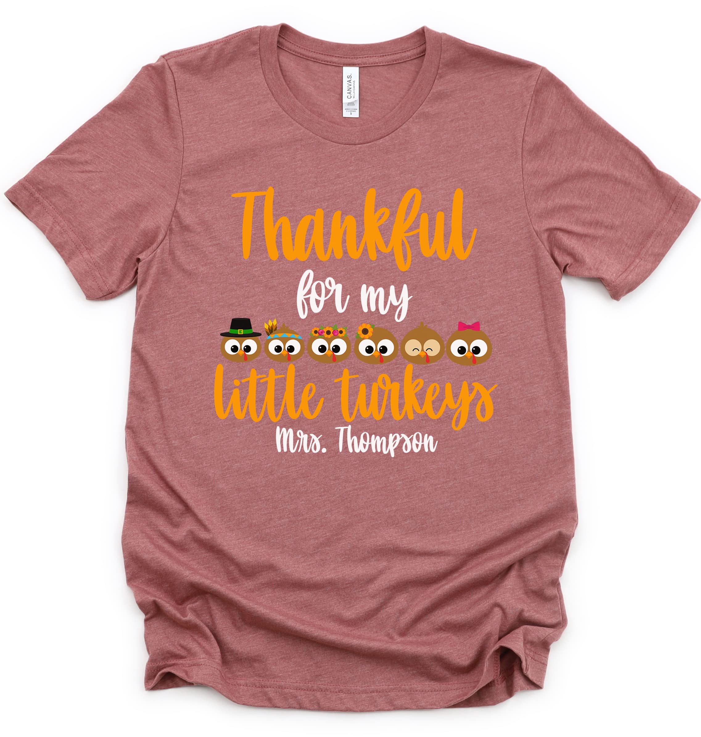 Personalized Thanksgiving Shirt for Teachers - Perfect Gift for Educators