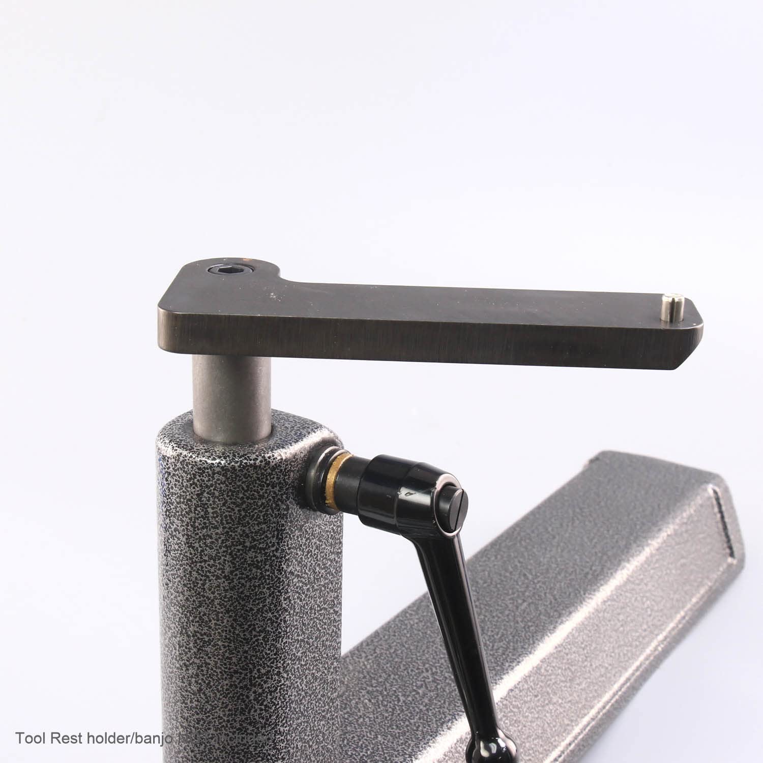 Premium Box Tool Rest with Long Post - Heavy Duty Workbench Accessory for Woodworking & Metalworking Projects