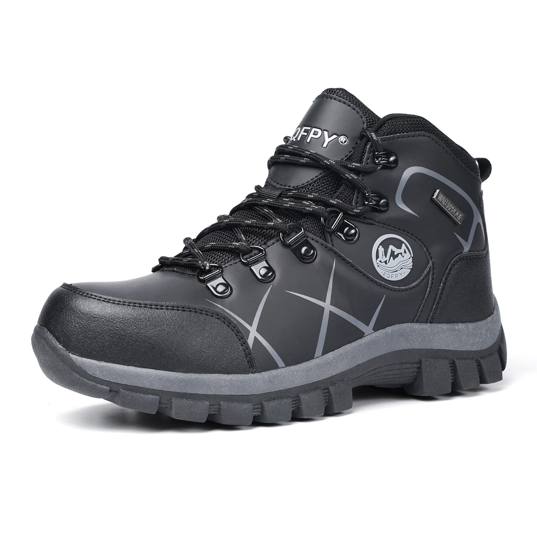 Waterproof Steel Toe Boots for Men & Women - Lightweight Safety Work Shoes with Slip & Puncture Resistance - Durable Construction & Hiking Boots for Outdoor Work, Utility & Industrial Use