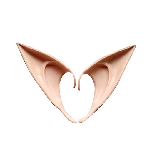 Large Anime Headset Gift - Latex Manga Cosplay Ears for Birthday & Halloween Costume Accessories - Red & White Skin Masks for Beauty Tools & Cosplay Props
