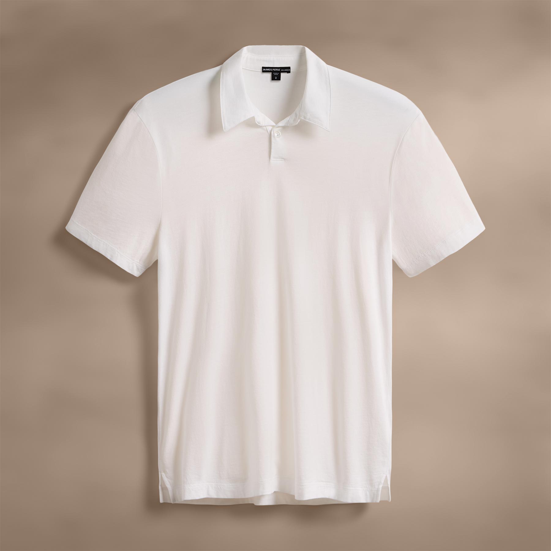 Brushed Lotus Polo Shirt for Men - Premium White Cotton Casual Wear - Perfect for Office, Golf & Outdoor Activities