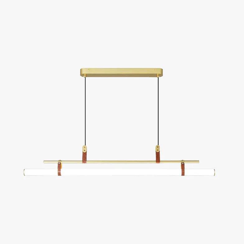 Modern Tubular Metal LED Pendant Light for Dining Room - Adjustable Hanging Fixture with Warm White Light, Perfect for Kitchen Island, Breakfast Nook & Restaurant Decor