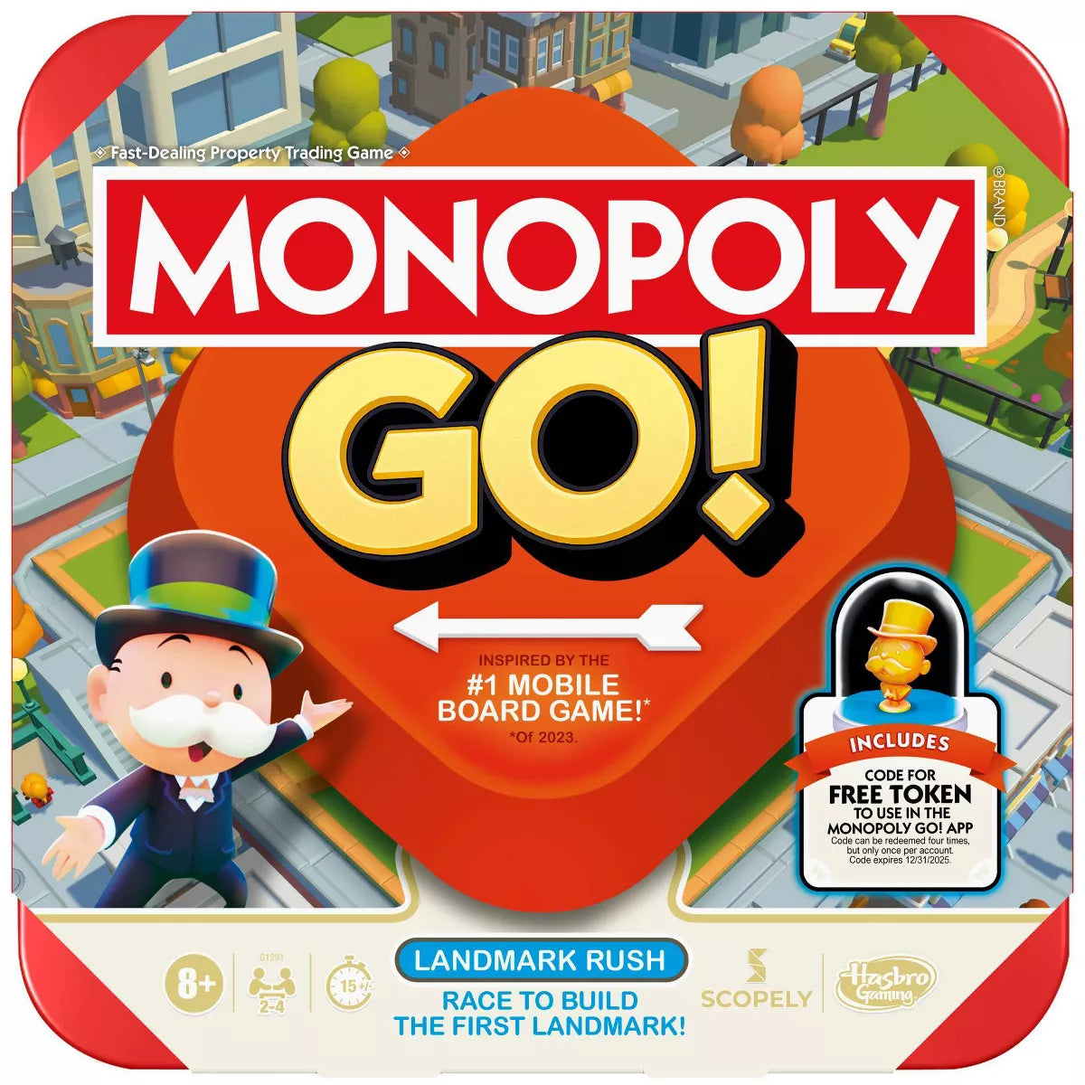 Monopoly Go Board Game - Classic Family Fun Strategy Game for Kids & Adults | Perfect for Game Nights, Parties & Indoor Activities