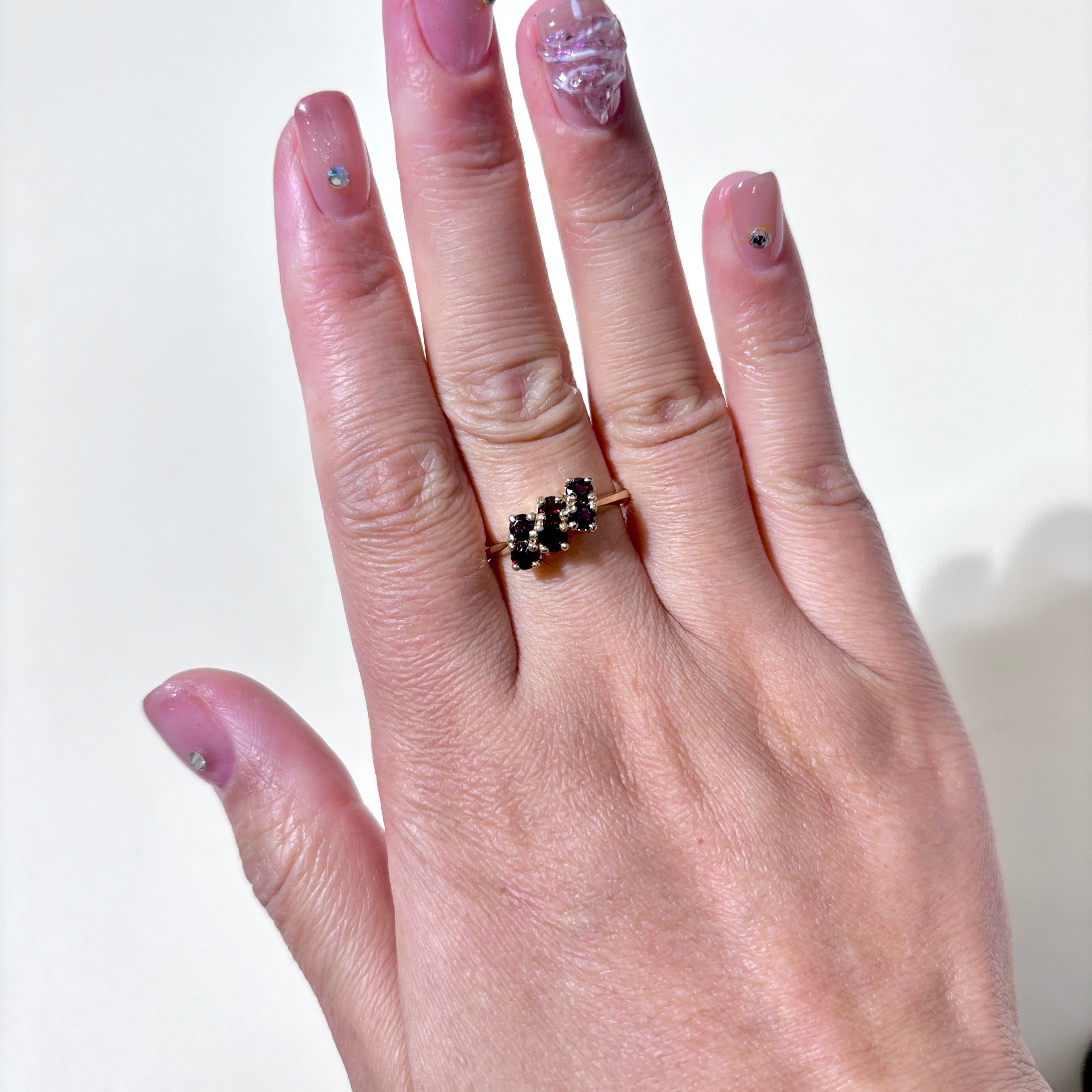14K Yellow Gold Garnet Ring | 0.78ctw Garnet Gemstone Ring | Size 8.75 | Elegant Women's Jewelry Gift for Anniversary, Birthday & Special Occasions