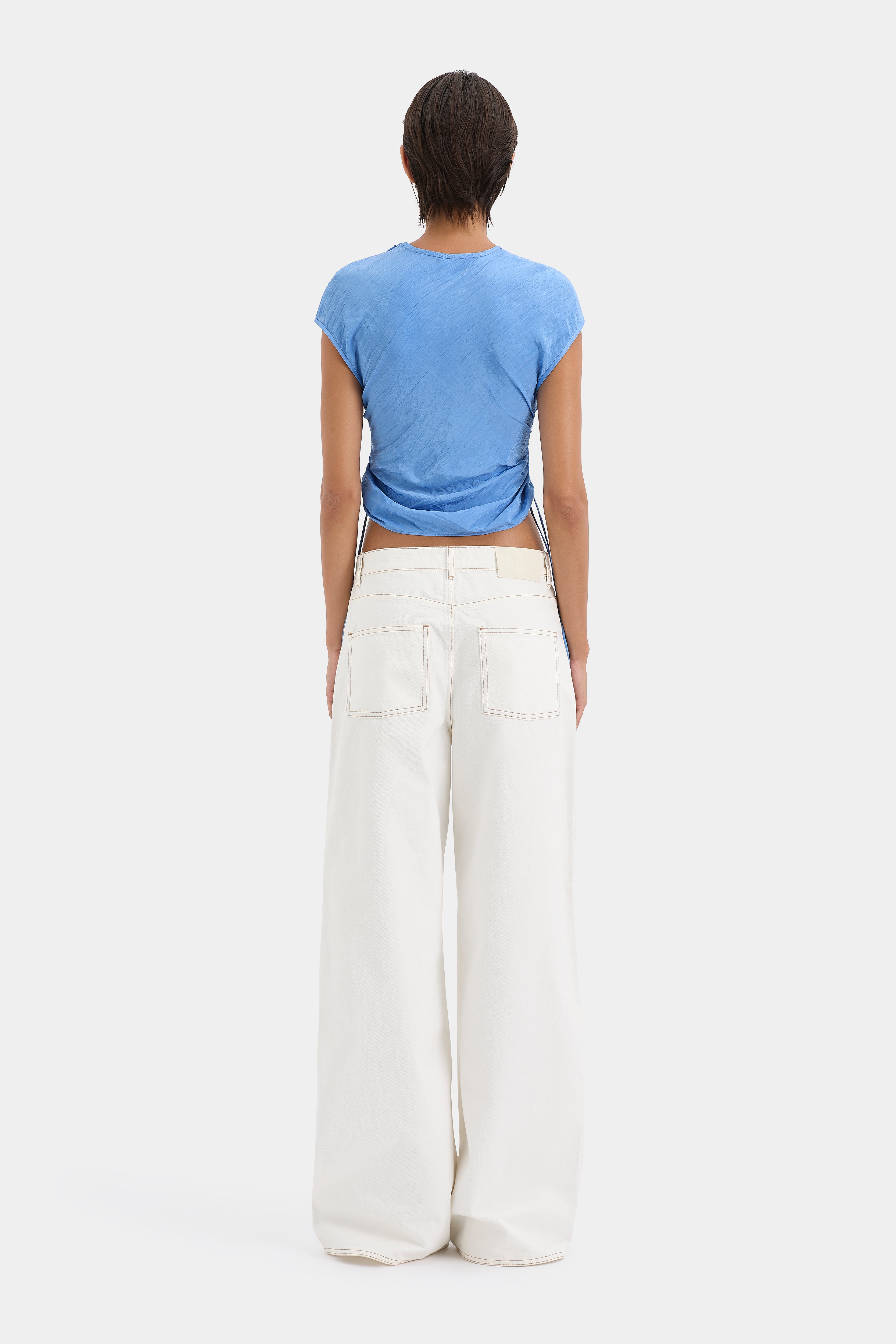 Ligera Gathered Top for Women - Stylish Casual Blouse for Everyday Wear | Perfect for Office, Date Night & Weekend Outfits
