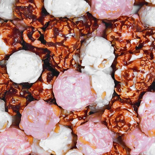 Neapolitan Popcorn - Delicious Trio of Strawberry, Vanilla & Chocolate Flavors | HR Poppin' Snacks for Movie Nights, Parties & Office Snacking