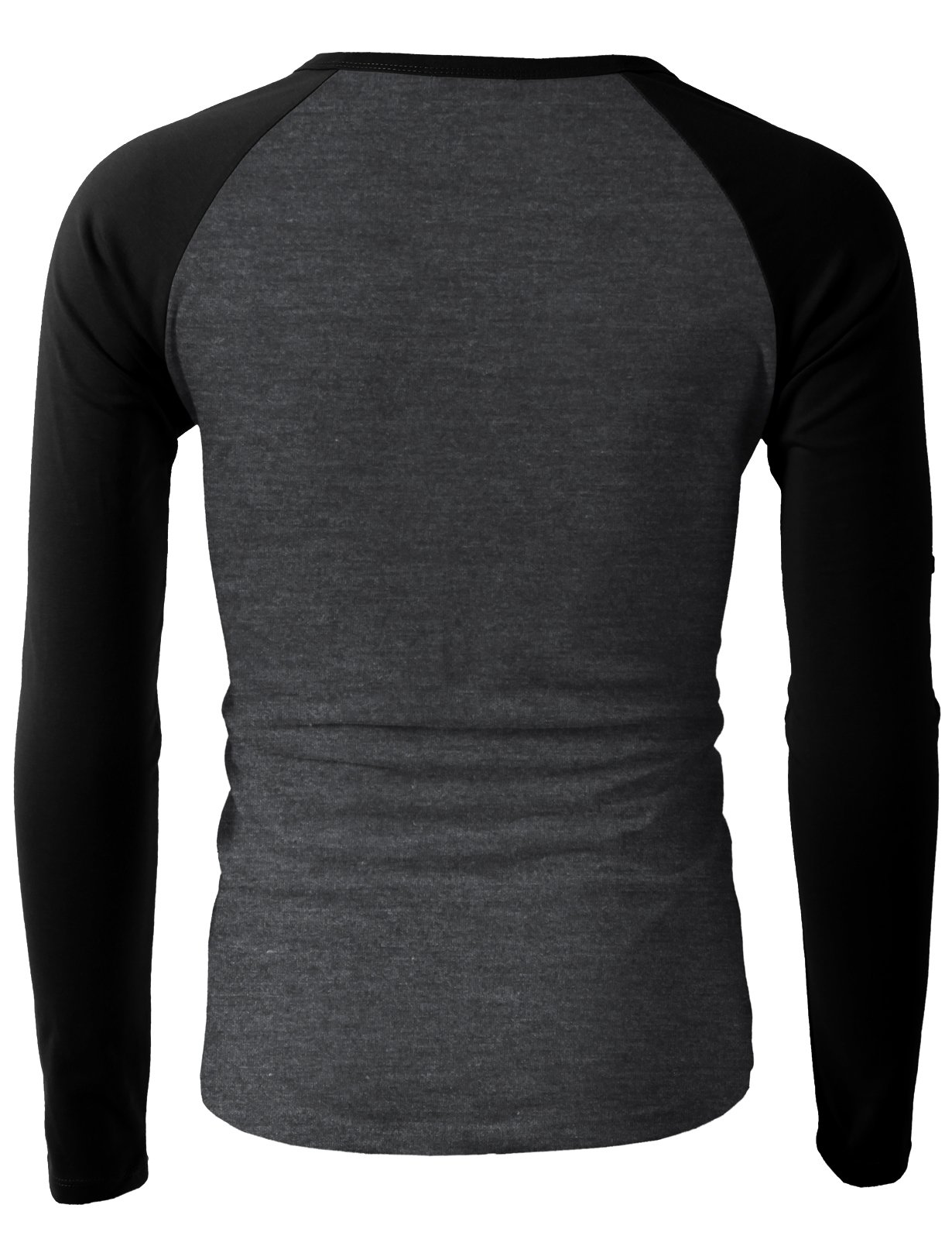 Men's Casual Slim Fit Henley T-Shirts - Raglan Long & 3/4 Sleeve Baseball Jersey Shirts for Everyday Wear, Gym & Street Style