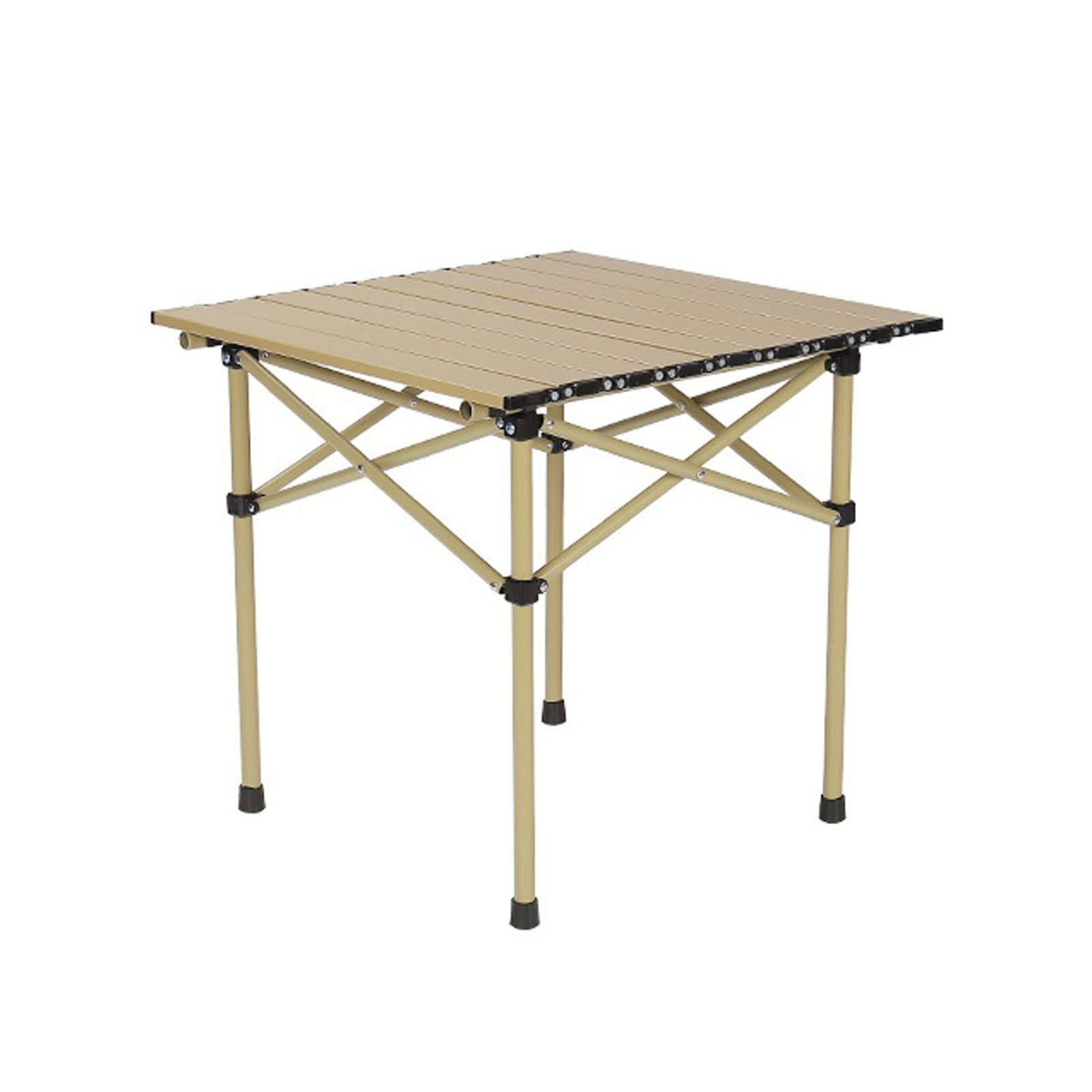 Portable Folding Picnic Table - Lightweight Aluminum Camping Table for Outdoor, Beach, and Backyard Use - Sturdy & Easy to Assemble - Perfect for Summer Concerts, Picnics, Camping, and BBQs