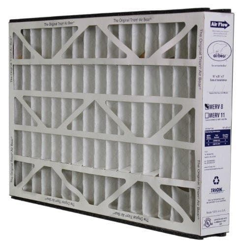 Trion Air Bear Cub 16x25x3 MERV 8 Pleated Air Filter - 1 Pack | High Efficiency HVAC Furnace & AC Replacement Filter for Home & Office Use