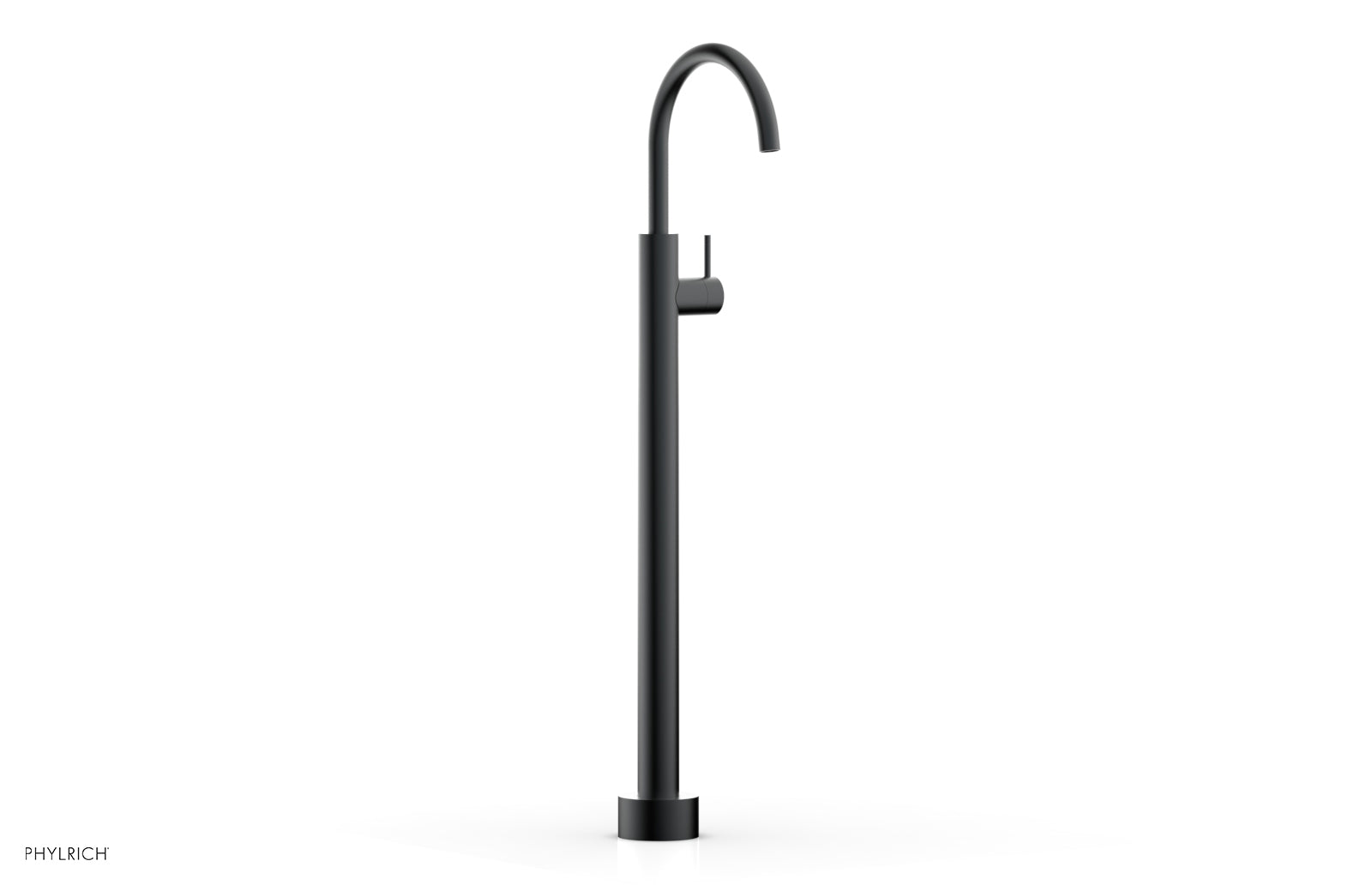 BASIC II Tall Floor Mount Tub Filler with Lever Handle - Model 230 45 02 - Perfect for Modern Bathroom Renovations and Spa-Like Bathtub Installations