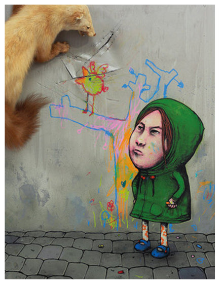 DRAN - The Little Girl and the Weasel | French Children's Book for Kids & Toddlers | Perfect for Bedtime Stories & Early Learning