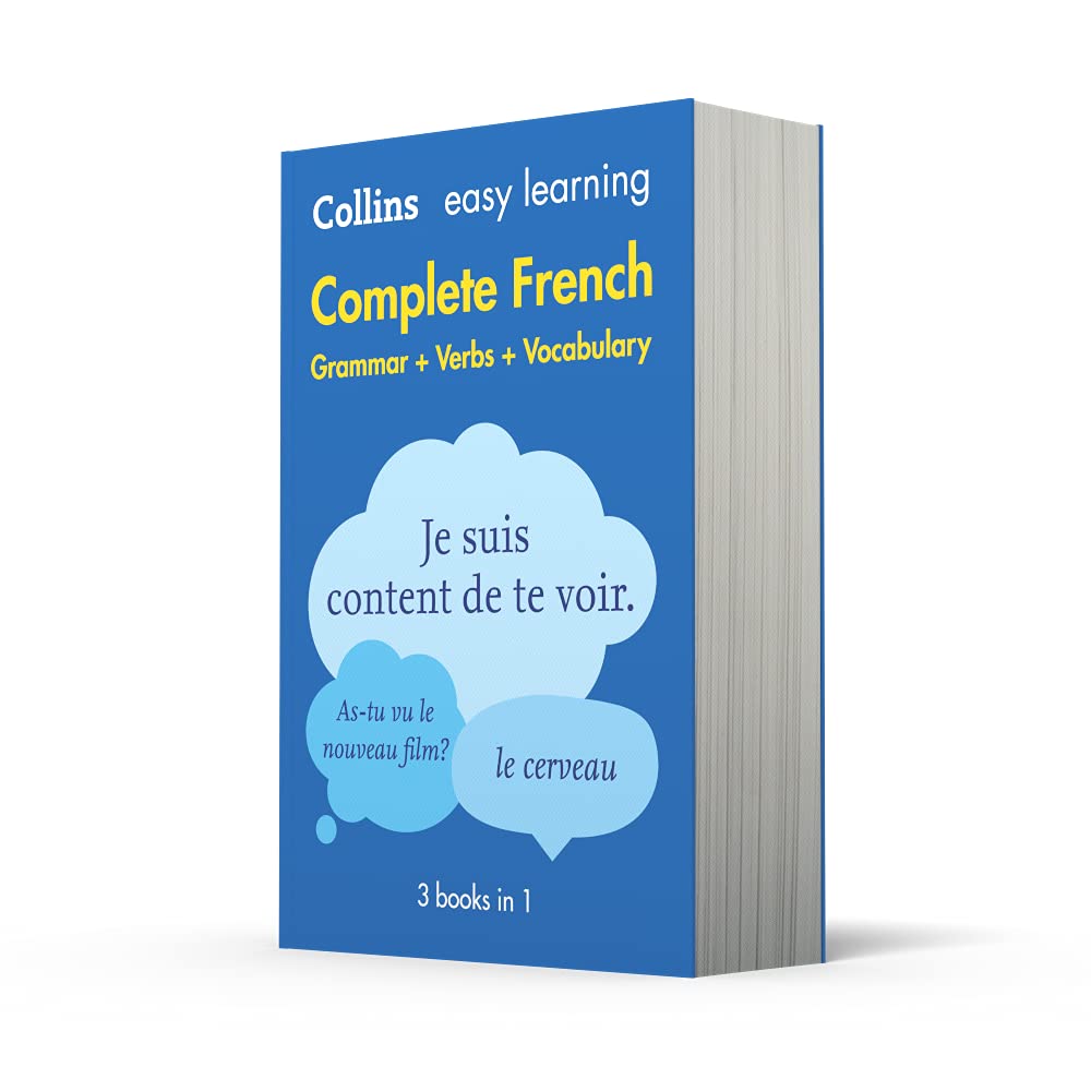 Collins Easy Learning French Grammar, Verbs & Vocabulary - 3 Books in 1 for Beginners