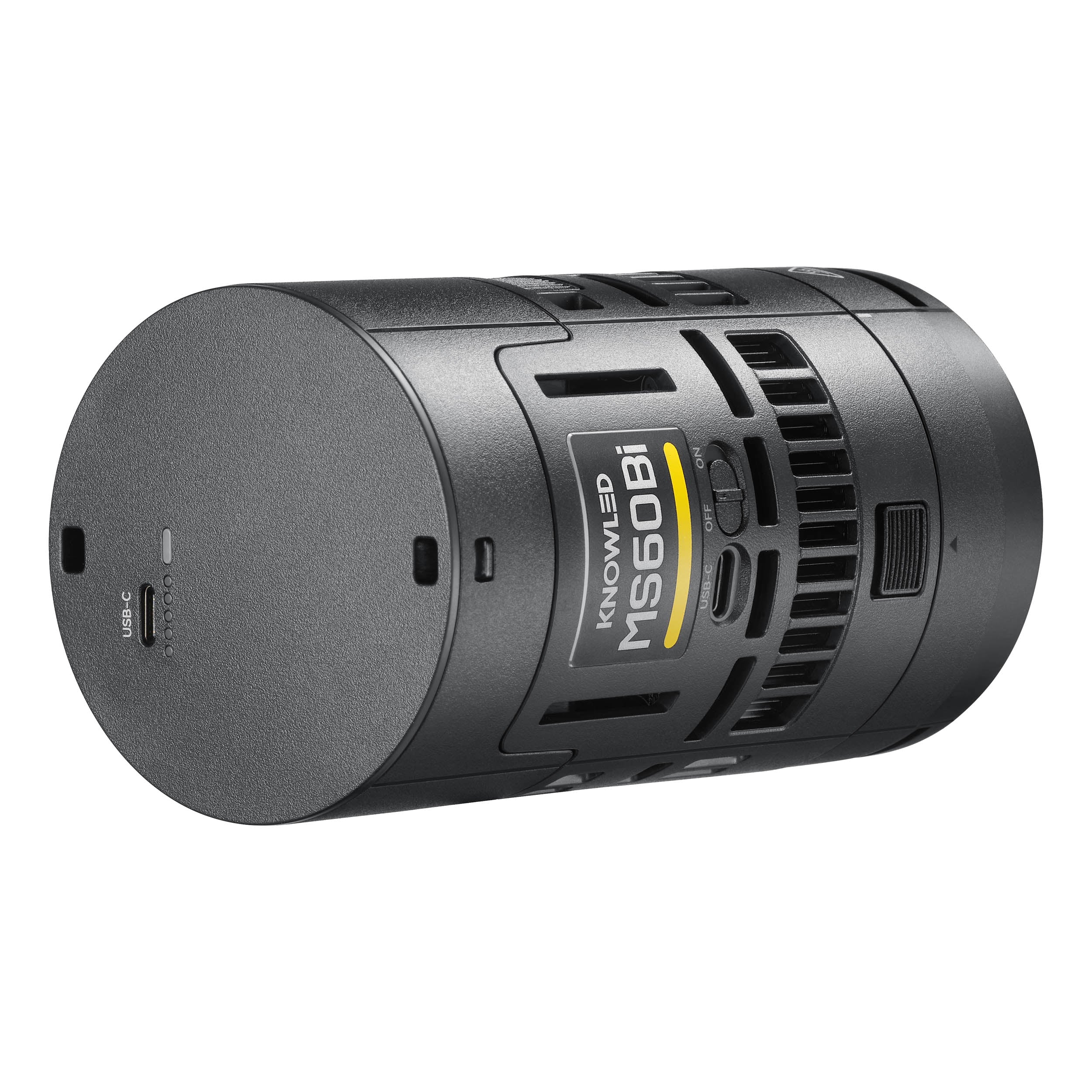 KNOWLED MS60Bi Super Compact Bi-Color LED Video Light - 3200K to 5600K Adjustable, Dimmable, with Bowens Mount - Perfect for YouTube, Photography, Studio & Vlogging