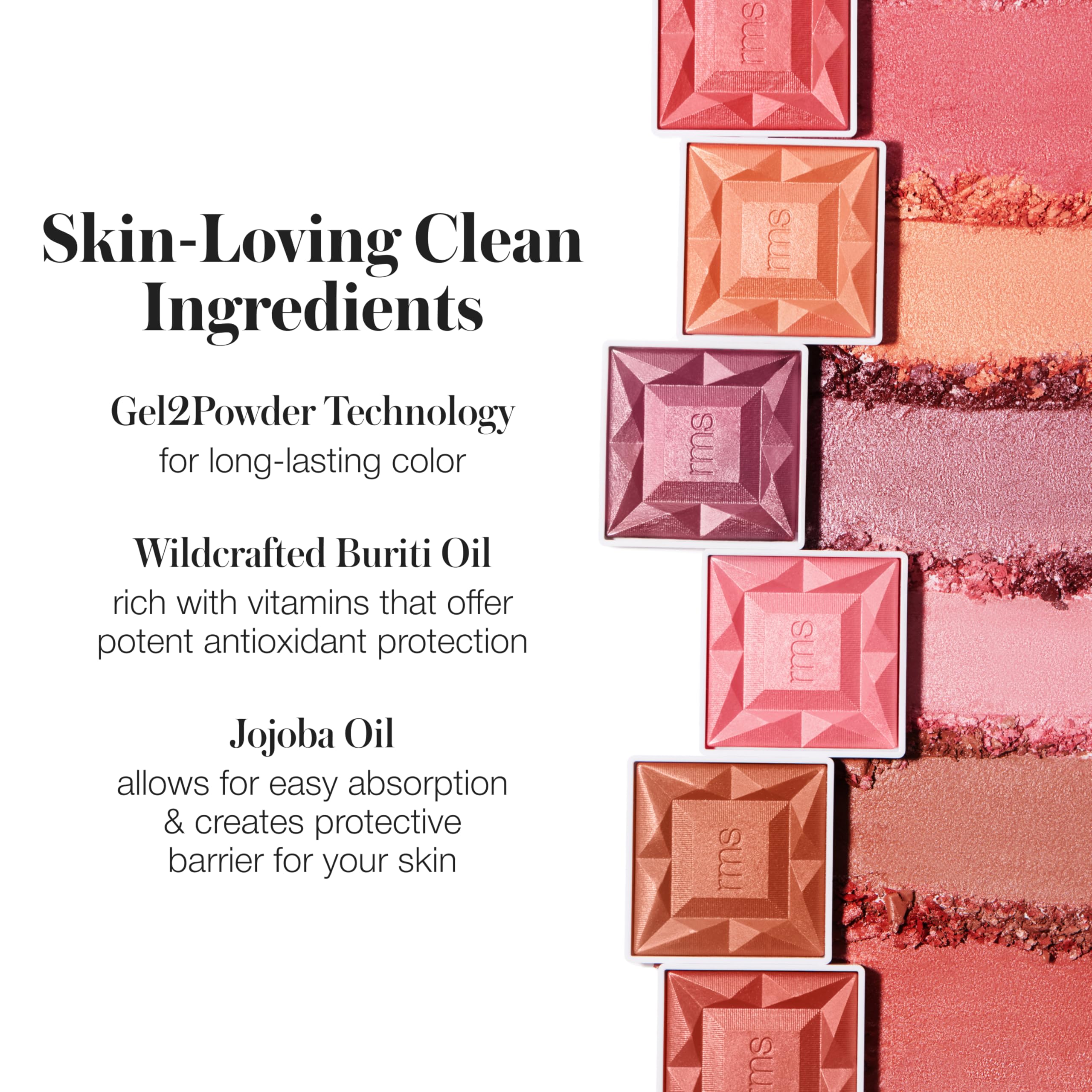 RMS Beauty ReDimension Hydra Powder Blush - Long-Lasting Powder Gel Blush for Cheeks, Natural Finish Cream Blush Makeup with Shimmer, Buildable Cheek Tint for Day & Night Looks, Vegan & Cruelty-Free (Perfect for Everyday Wear & Special Occasions)