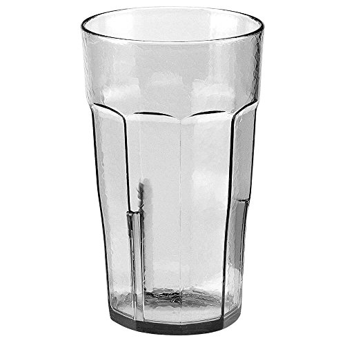 Cambro Laguna 22 oz. Clear Plastic Tumbler - Durable Reusable Drinking Cup for Restaurants, Cafes, and Outdoor Events (LT22152)