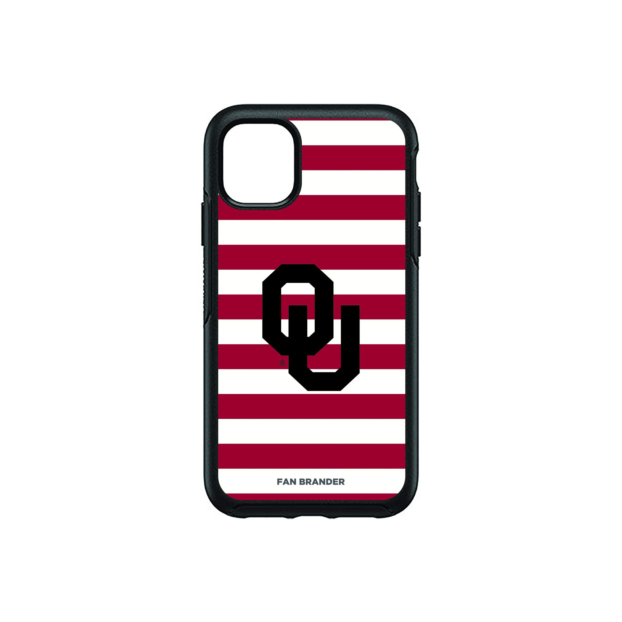 NCAA OtterBox Symmetry Phone Case Compatible with Apple iPhone - Stripes Design | Durable Protection for College Sports Fans | Perfect for Game Days & Campus Life