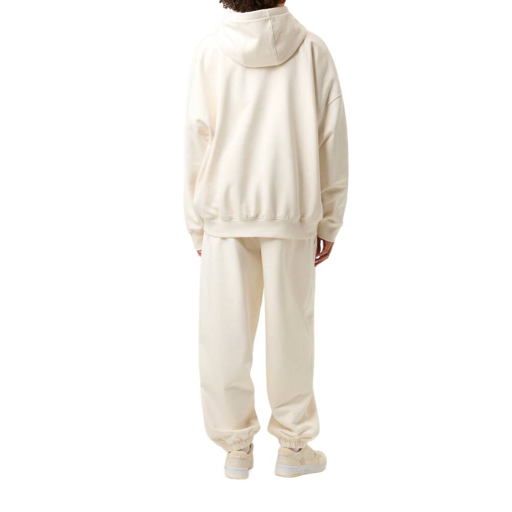 Fila Unisex Country Club Hoodie - Soft Cotton Pullover Sweatshirt for Men & Women (Gardenia White) | Casual Streetwear, Gym, Lounge Wear