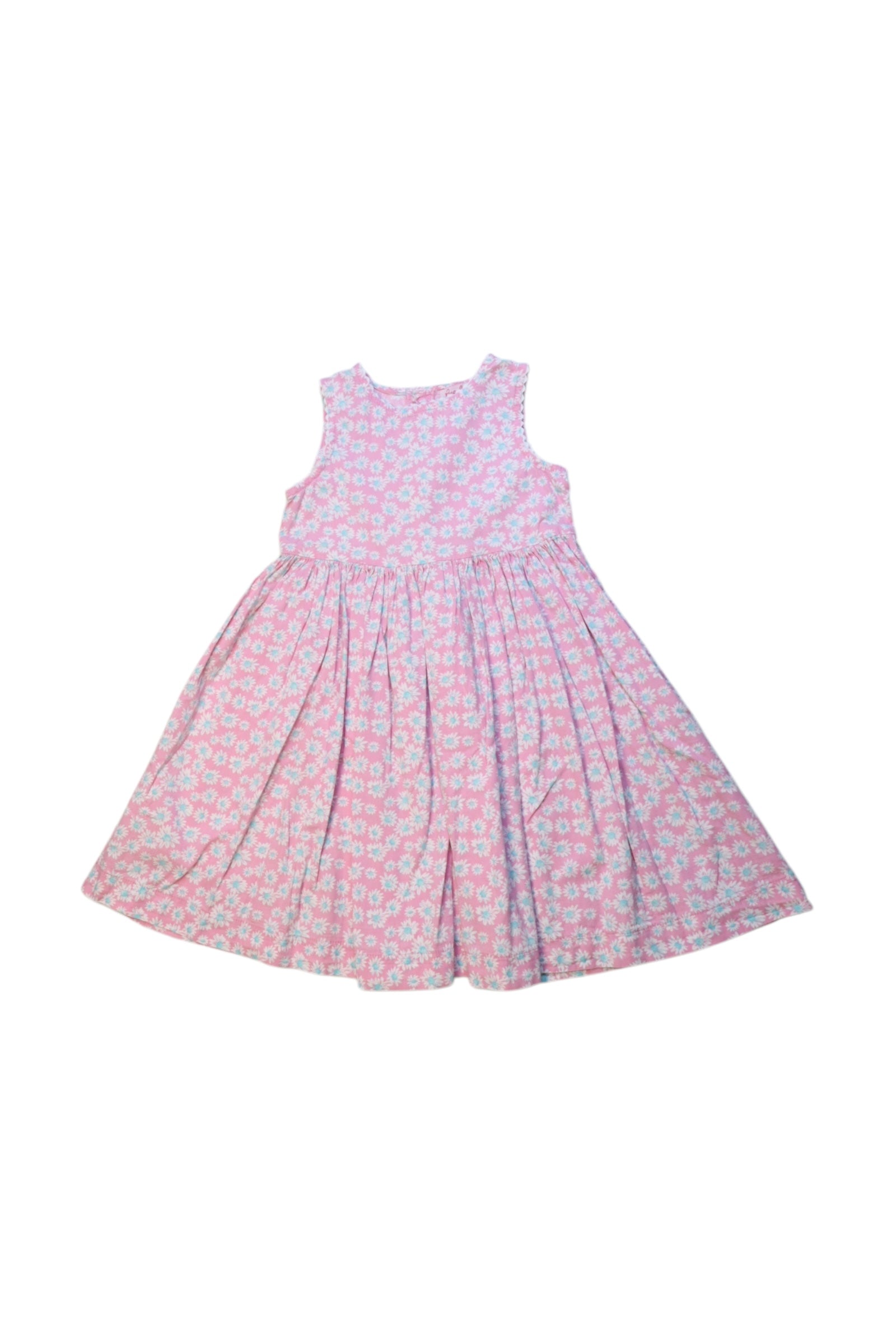 Angelina Floral Print Sleeveless Girls Dress Size 4T - Perfect for Summer Playdates & Birthday Parties