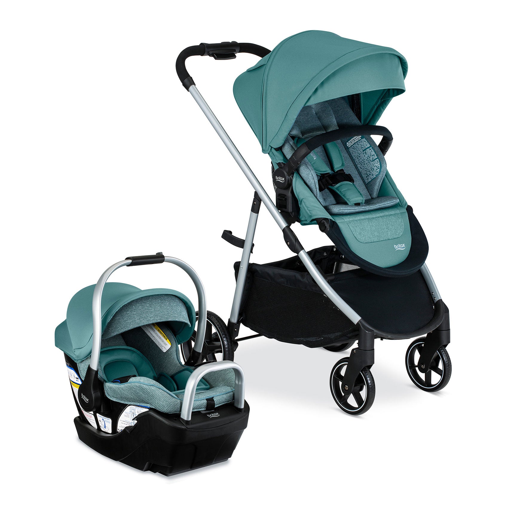 Britax Willow Grove SC Travel System - Lightweight Stroller & Infant Car Seat Combo for Safe & Convenient Travel - Perfect for Newborns, Toddlers, and On-the-Go Parents