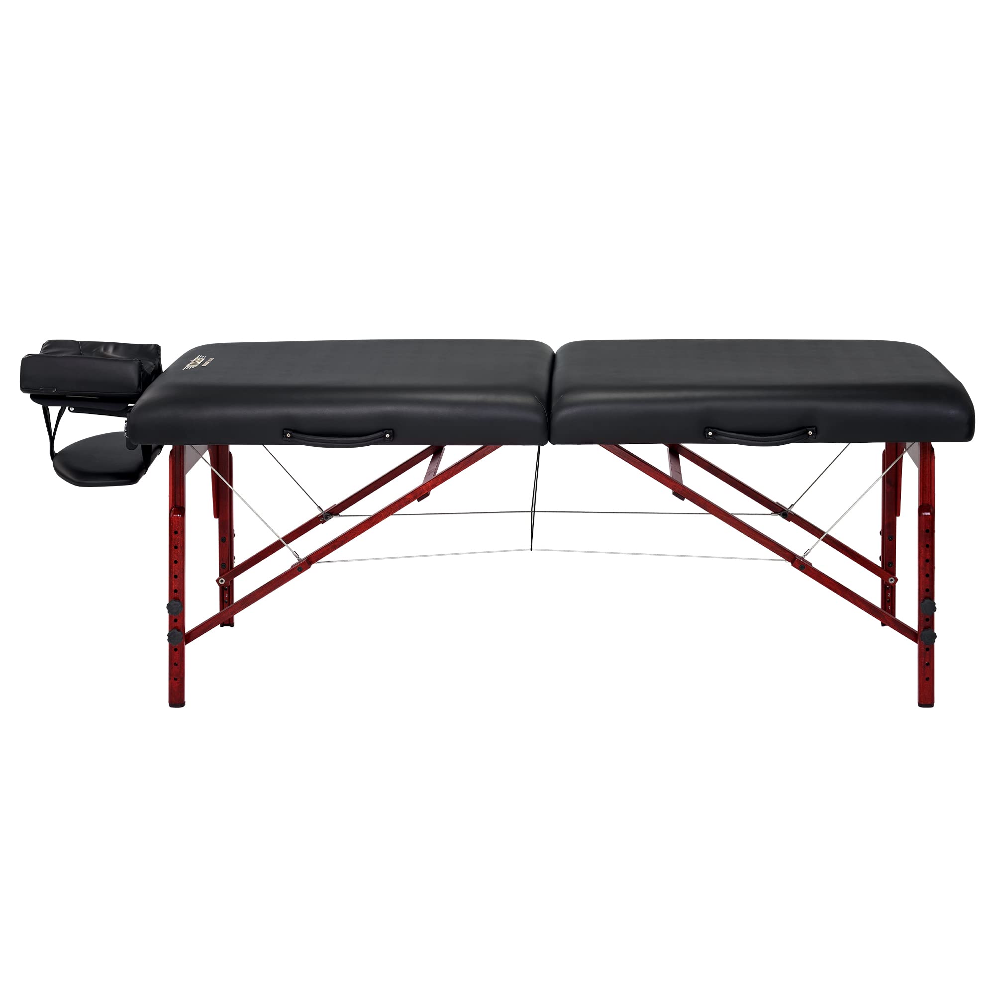 Portable Massage Table with Memory Foam - 71cm Black Salon Spa Bed for Tattoo, Beauty & Therapy | Perfect for Professional Massage, Tattoo Parlors & Home Relaxation