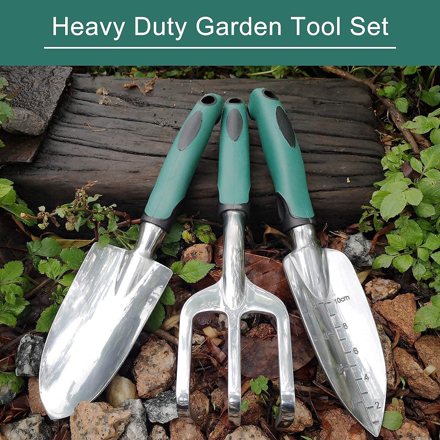 FANHAO 100% Heavy Duty Metal Garden Hose Nozzle with 8 Spray Patterns - Durable Garden Tools Set for Watering, Cleaning & Car Washing - Perfect for Lawns, Patios & Outdoor Use
