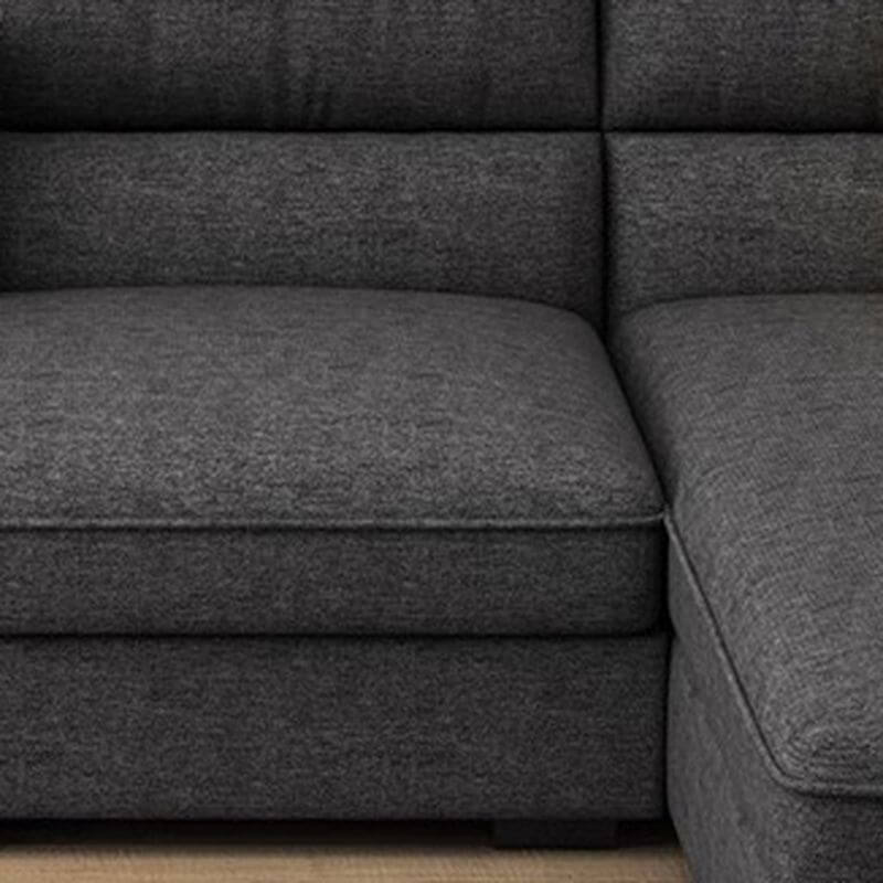 Modern L-Shaped Upholstered Recliner Sofa in Olive Green, Oatmeal & Midnight Black - Right Facing Sectional Couch for Living Room, Home Theater & Family Room Relaxation