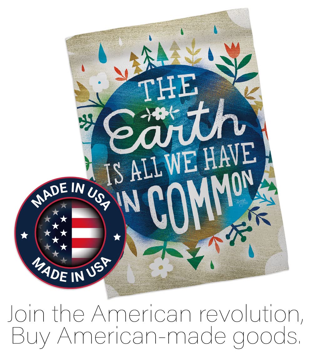 Eco-Friendly Garden Flag Set - Double-Sided Yard Decor for Peace & Nature Lovers | Made in USA