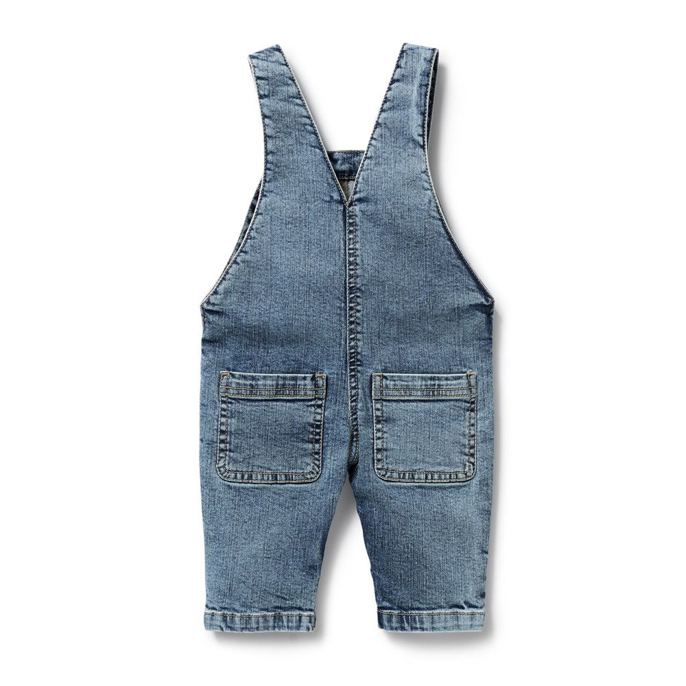 Organic Denim Overalls for Women & Men - Eco-Friendly Cotton Jumpsuit with Adjustable Straps - Perfect for Casual Wear, Gardening & Outdoor Activities