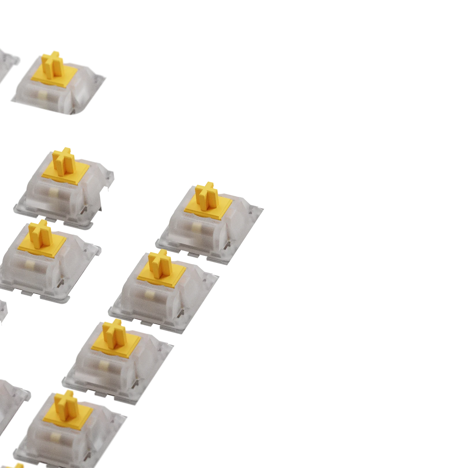 Glorious Panda Silent MX 75 Mechanical Keyboard Switches - Tactile & Quiet for Gaming, Typing & Office Work (ANSI Layout)