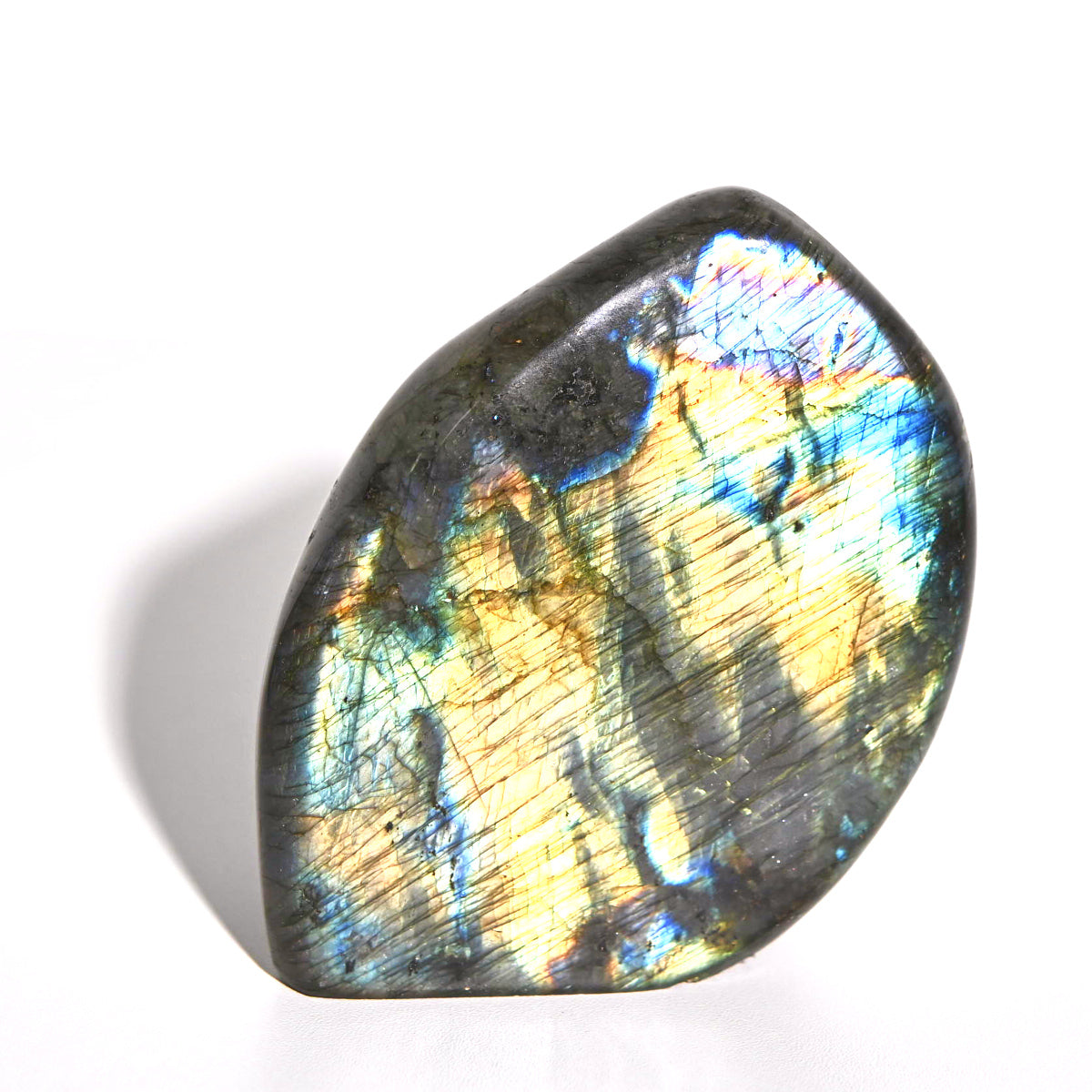 Natural Labradorite Free Form Polished Stone - Healing Crystal for Meditation, Home Decor & Jewelry Making | Spiritual Energy & Chakra Balancing