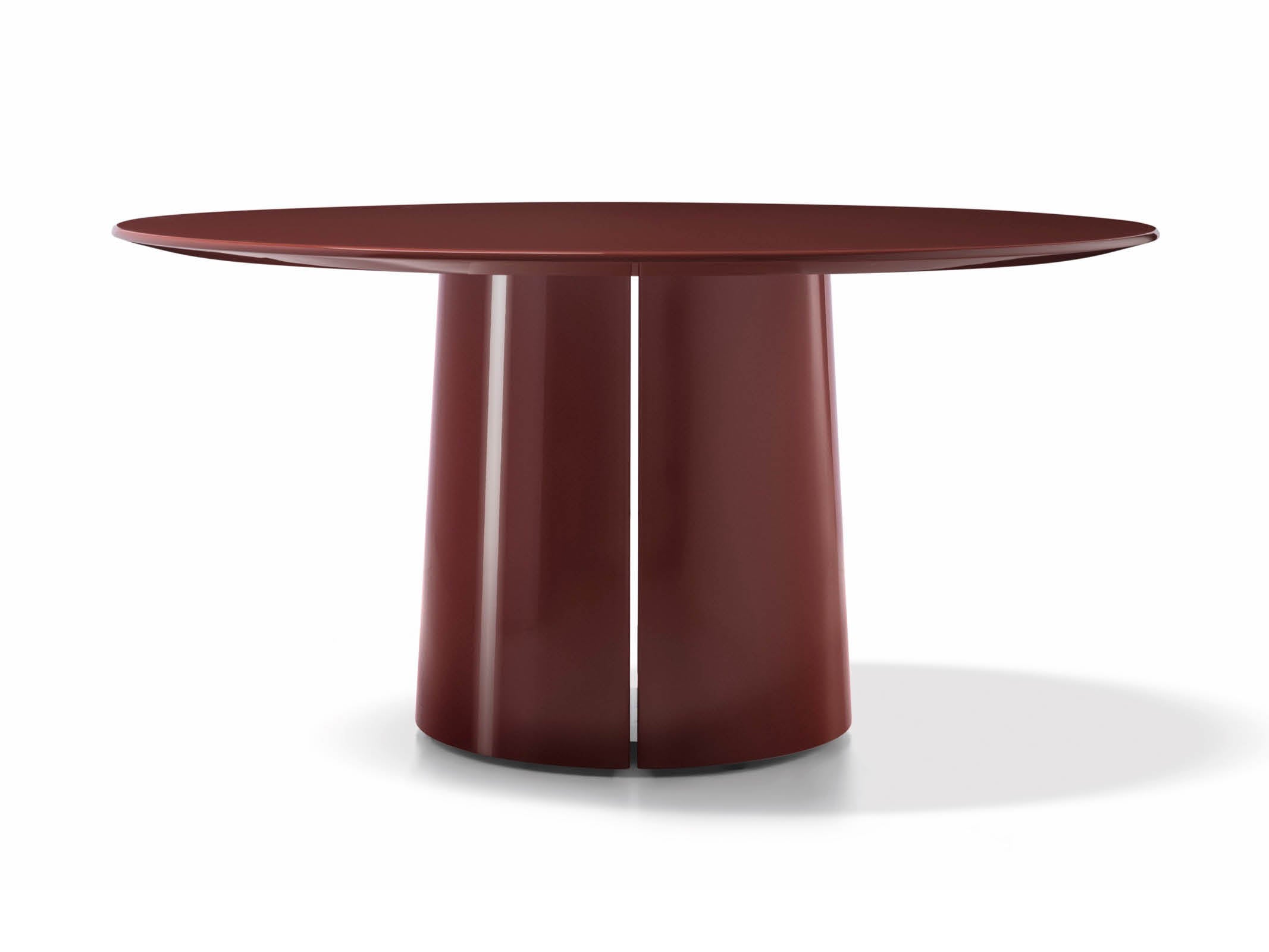 Mateo Round Dining Table - Modern Wooden Kitchen Table for 4-6 People | Perfect for Small Spaces, Breakfast Nook & Cozy Family Meals