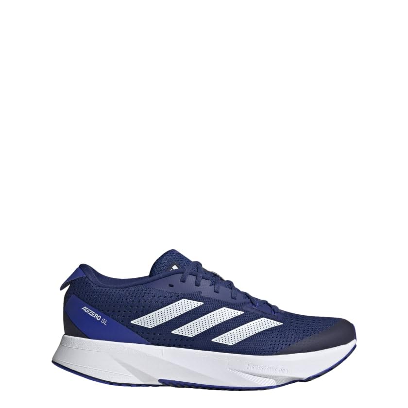 Adidas Men's Adizero SL Running Shoes - Lightweight Performance Sneakers for Marathon Training & Road Running (Blue)