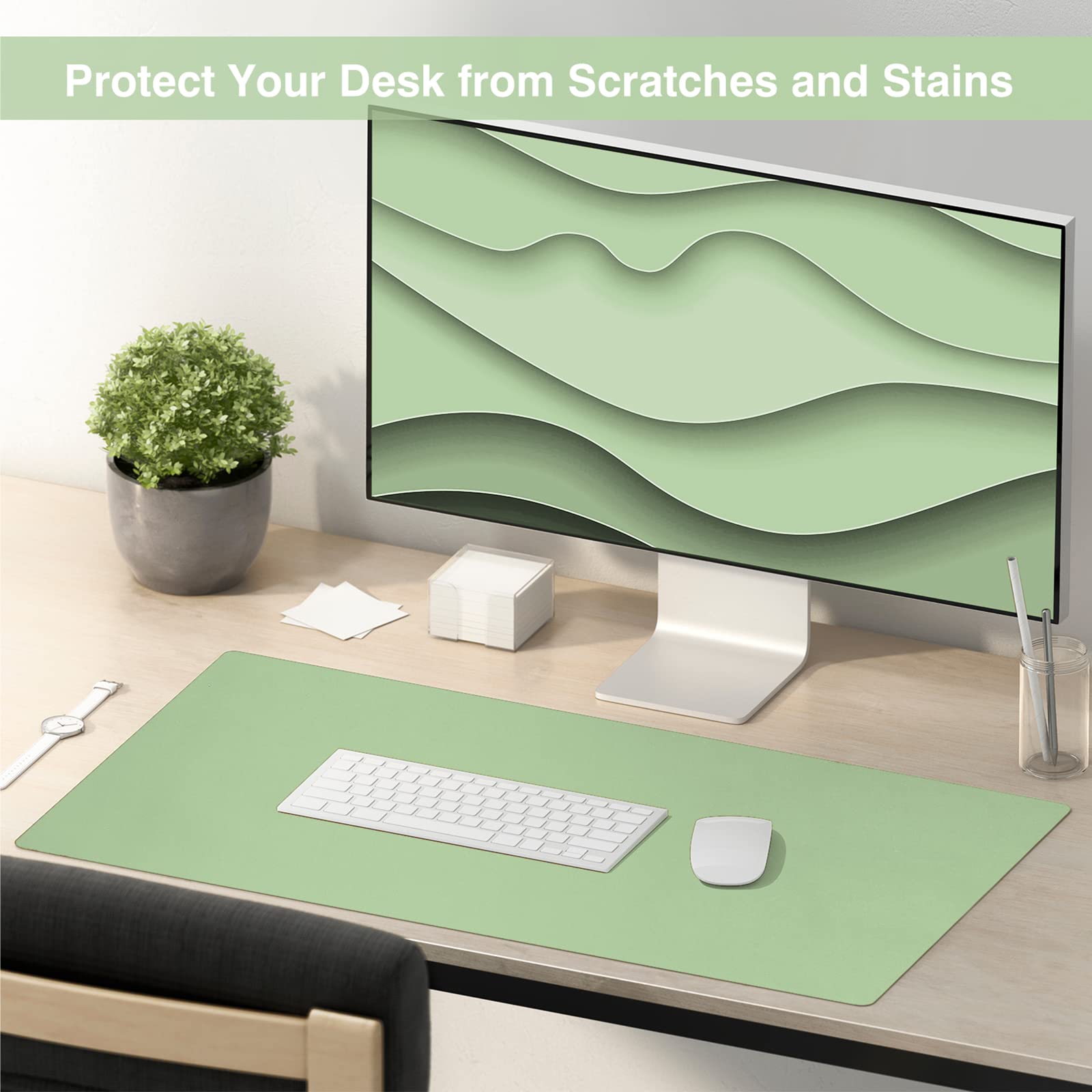TOWWI Dual Sided Leather Desk Pad - 32
