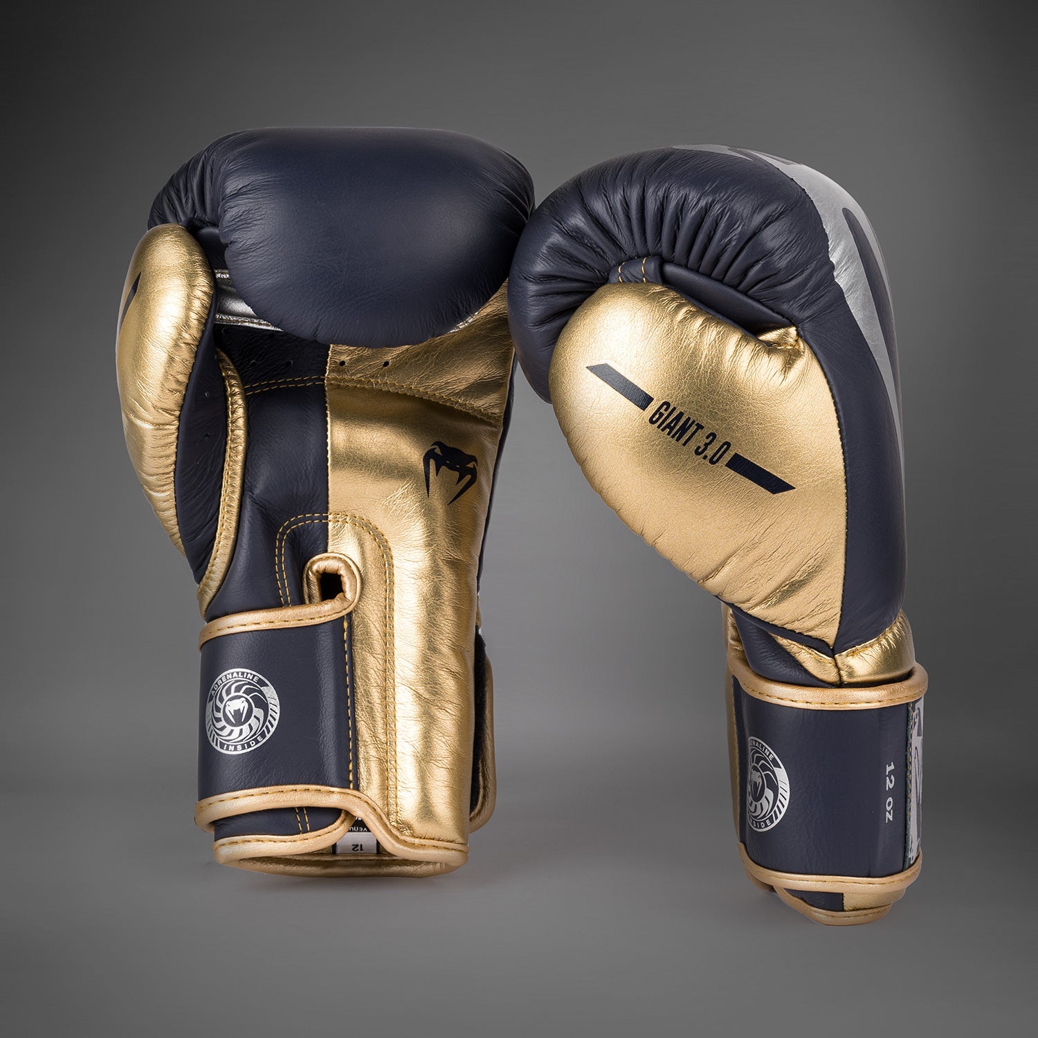 Venum Giant 3.0 Boxing Gloves - Navy/Gold Special Edition - Premium MMA & Training Gloves for Boxing, Kickboxing & Muay Thai