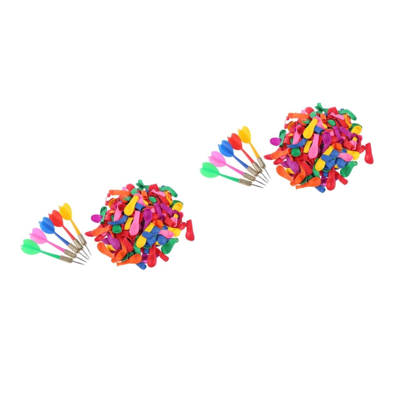 Alasum 1030 Pcs Colorful Balloons for Balloon Toss Game, Darts, and Needle Metal Fly Mark – Perfect for Parties, Events, and Outdoor Fun