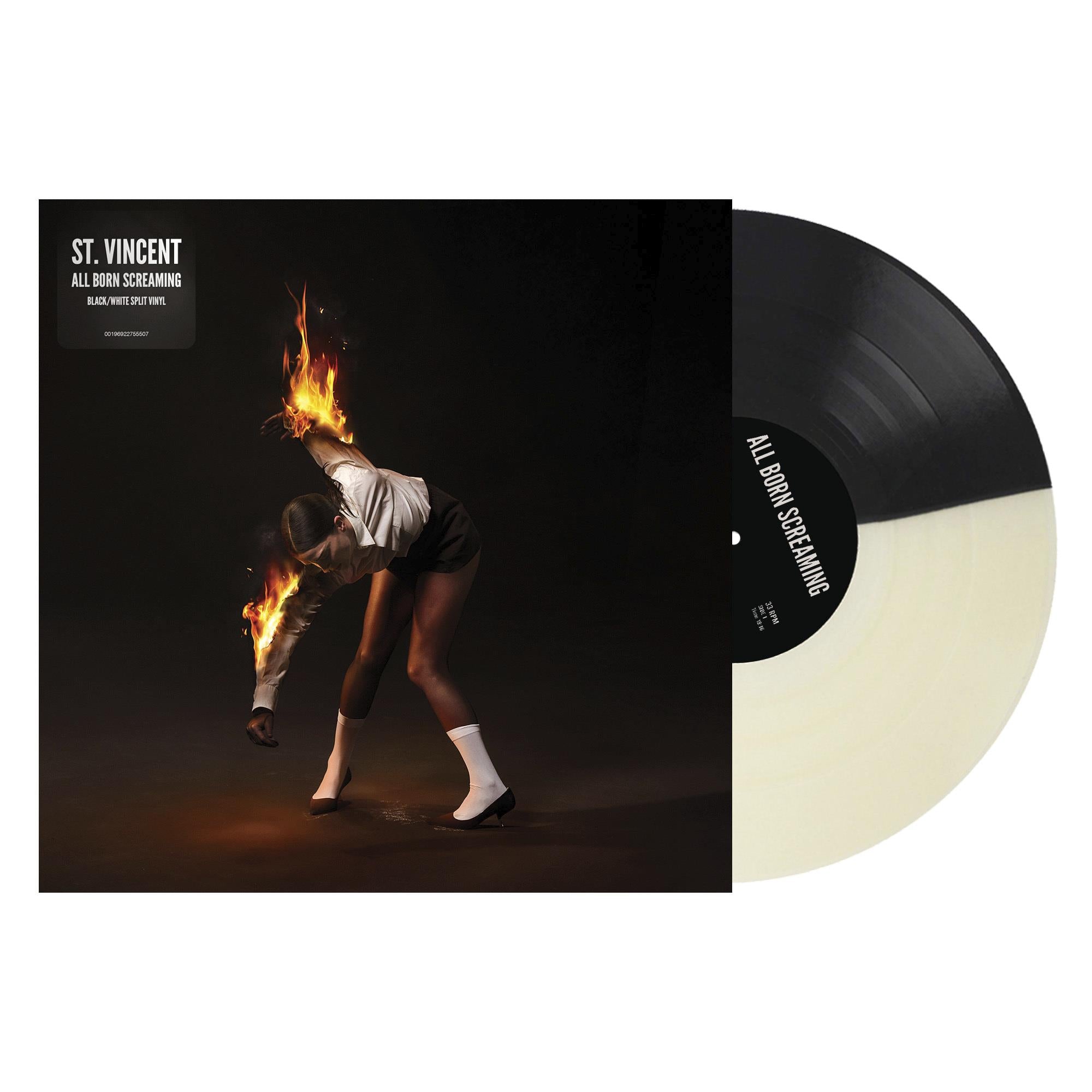 All Born Screaming (JB AU Exclusive Black/White Split Vinyl) - Limited Edition Vinyl Record for Music Collectors & Audiophiles - Perfect for Home Listening, Gifts & Vinyl Collections
