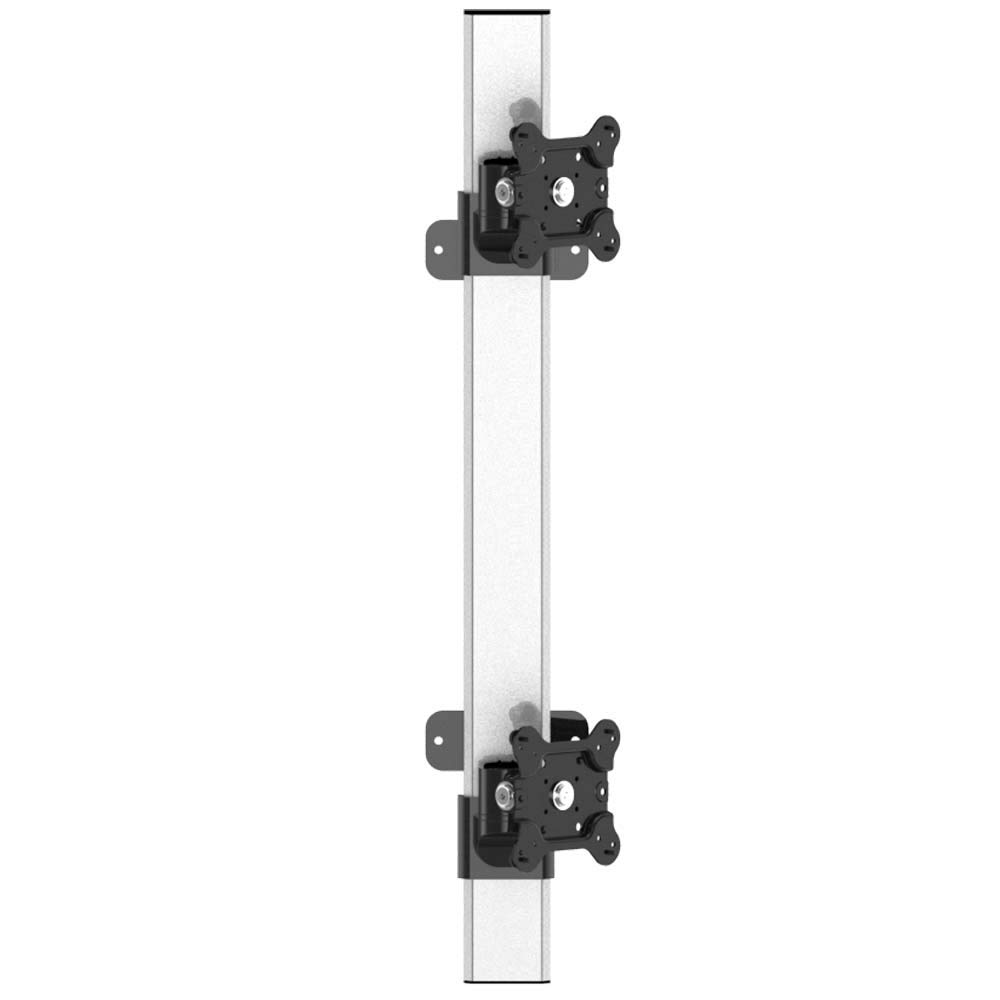 Dual Monitor Wall Mount Bracket - Adjustable Slideable Stand for 13-32 Inch Screens | Perfect for Home Office, Gaming & Workspace Setup