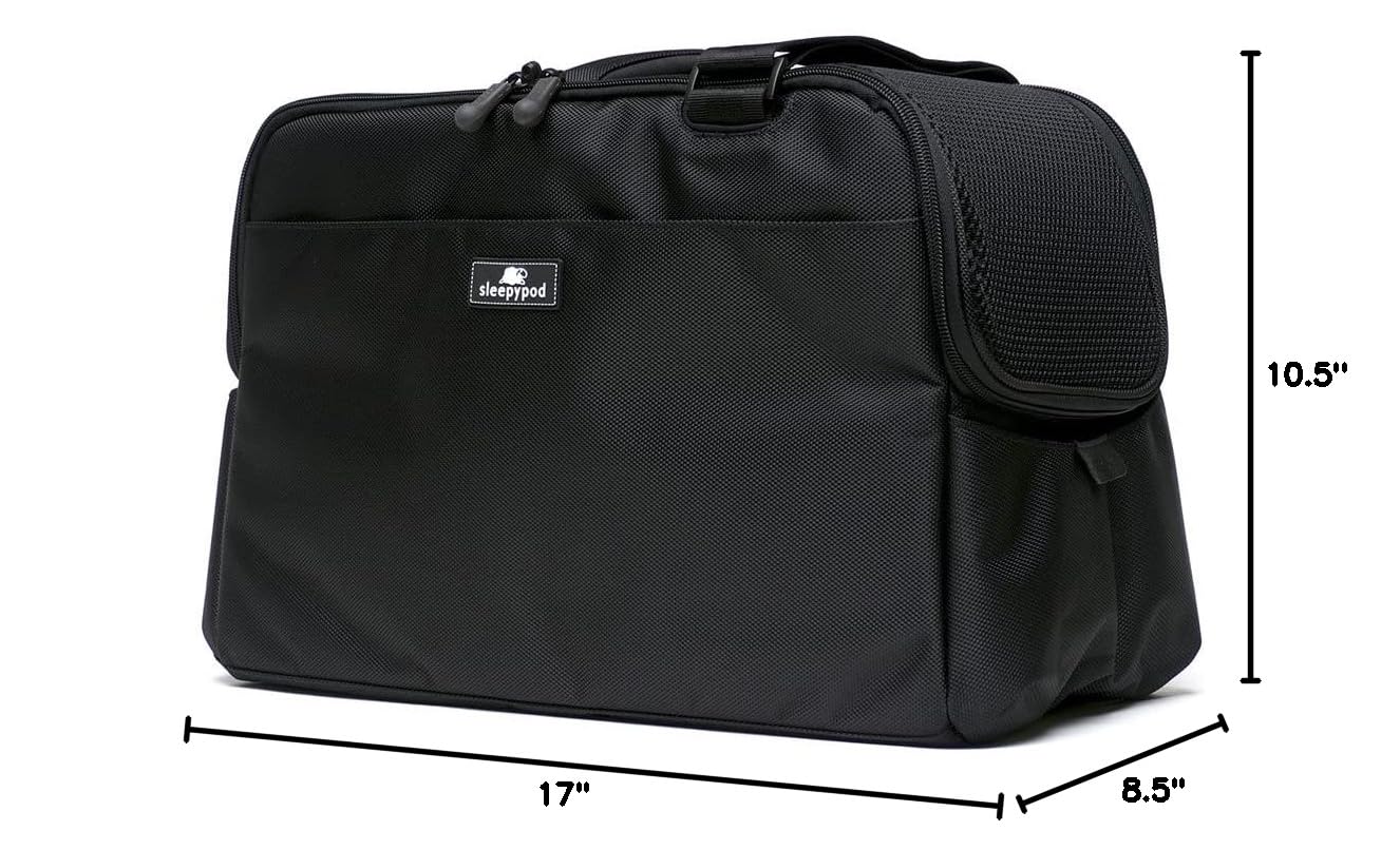 Sleepypod Atom Pet Carrier for Small Dogs & Cats - Lightweight & Airline Approved Travel Carrier (First Blush) | Perfect for Car Rides, Vet Visits & Outdoor Adventures