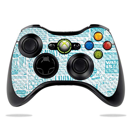 Premium Carbon Fiber Skin for Microsoft Xbox 360 Controller - Faith Design | Protective & Durable Textured Cover | Easy to Apply & Remove | Made in USA | Perfect for Gaming Protection & Customization