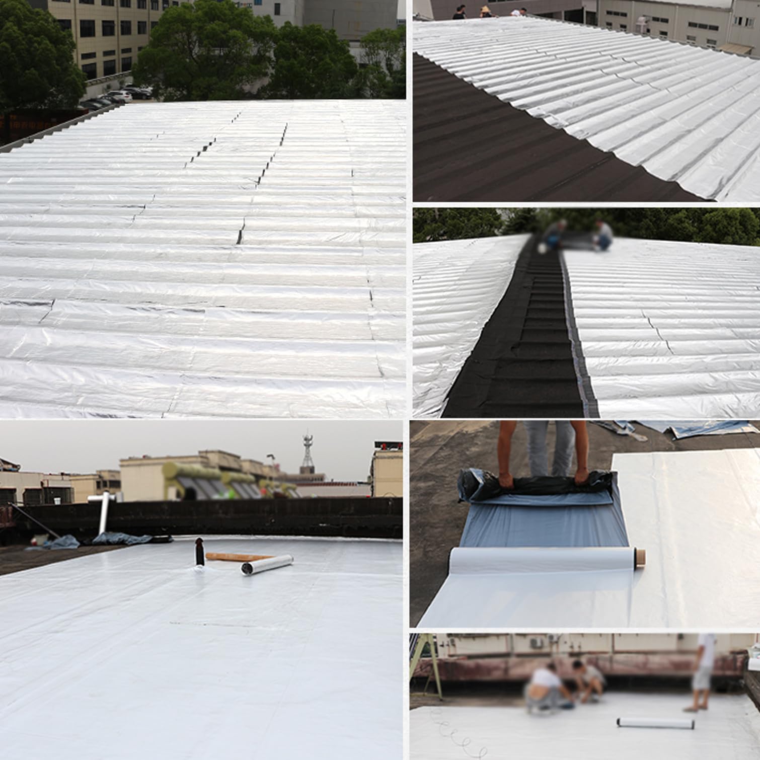 Super Waterproof Aluminum Foil Self-Adhesive Roof Flashing Tape - Heavy Duty Butyl Sealant for Roof Leaks, Window Grouts, Metal & Color Steel Tiles (3.3ft x 26.2ft) - Perfect for Home Roof Repair, RV Sealing & DIY Waterproofing Projects