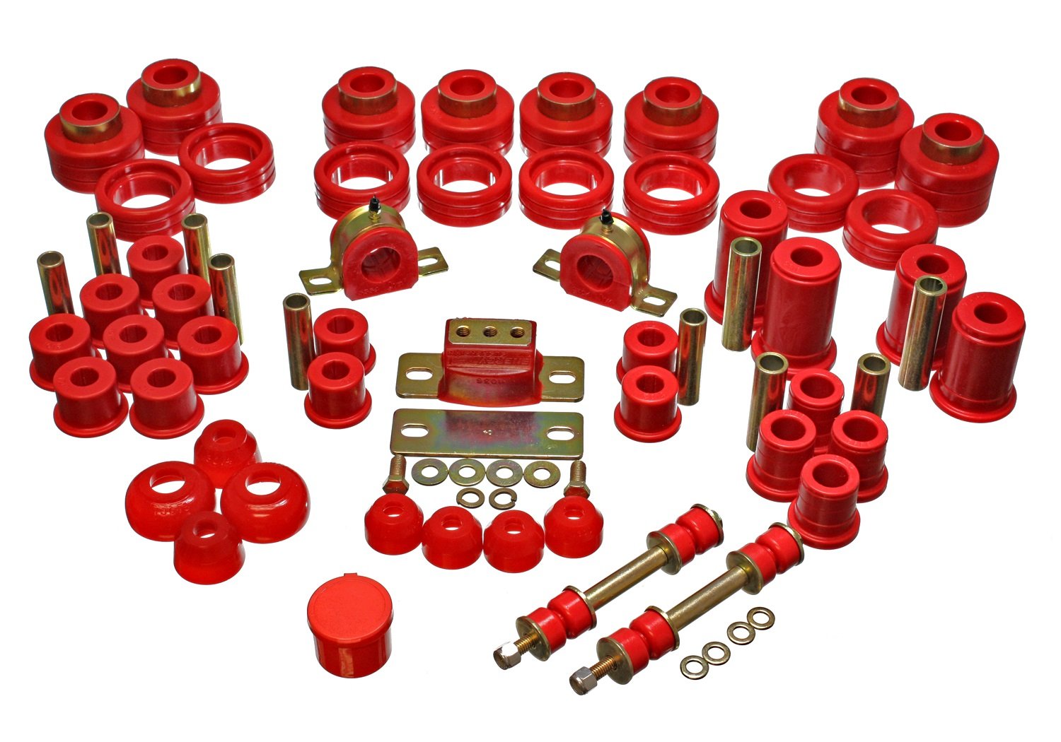 Energy Suspension 3.18107R Master Kit for 2WD 1/2 Ton Pickup Trucks - Polyurethane Bushings Set for Smooth Ride & Enhanced Handling - Perfect for Off-Roading, Towing & Daily Driving