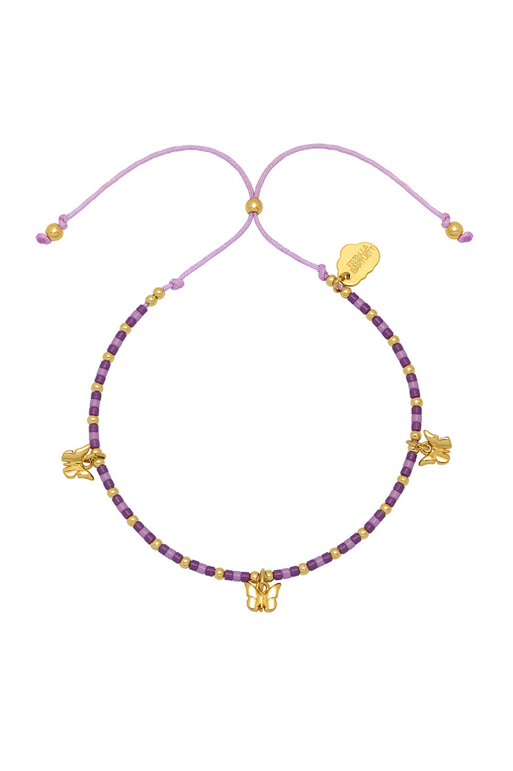 Elegant Beaded Butterfly Charm Bracelet for Women - Perfect for Gift Giving, Parties & Everyday Wear