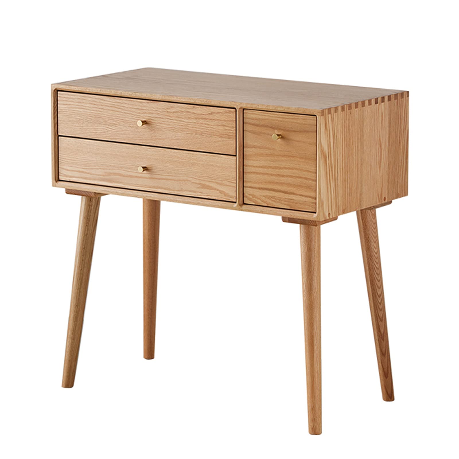 Modern Vanity Desk with 3 Drawers & Storage - 68cm Makeup Dressing Table for Bedroom, Home Office & Study | Perfect as Computer Desk, Small Space Vanity Table for Daily Beauty Routine & Workstation