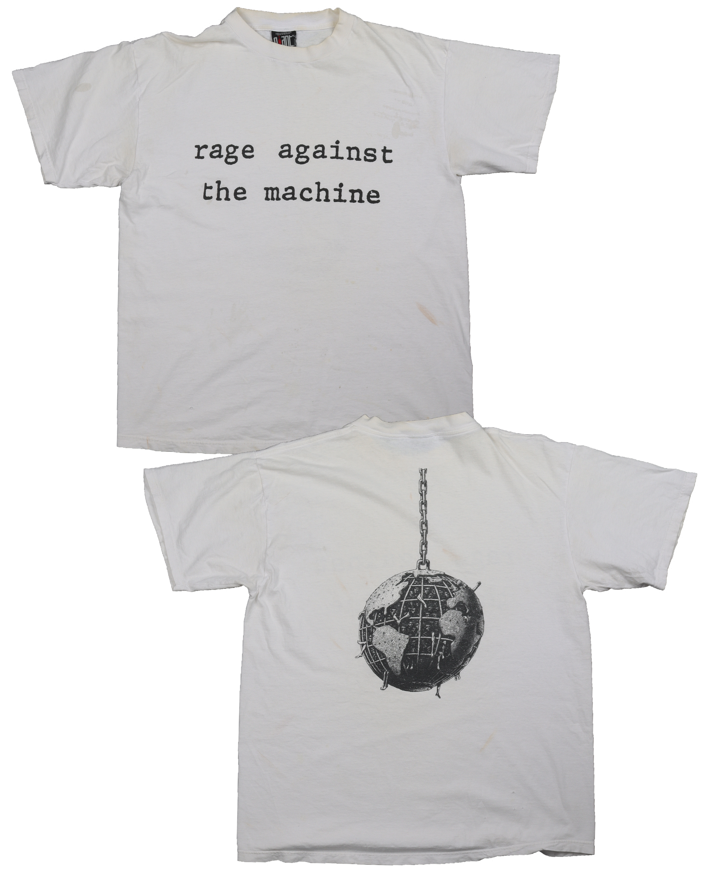 Vintage 1990s Rage Against The Machine Band T-Shirt - Classic Rock Tee for Concerts & Casual Wear