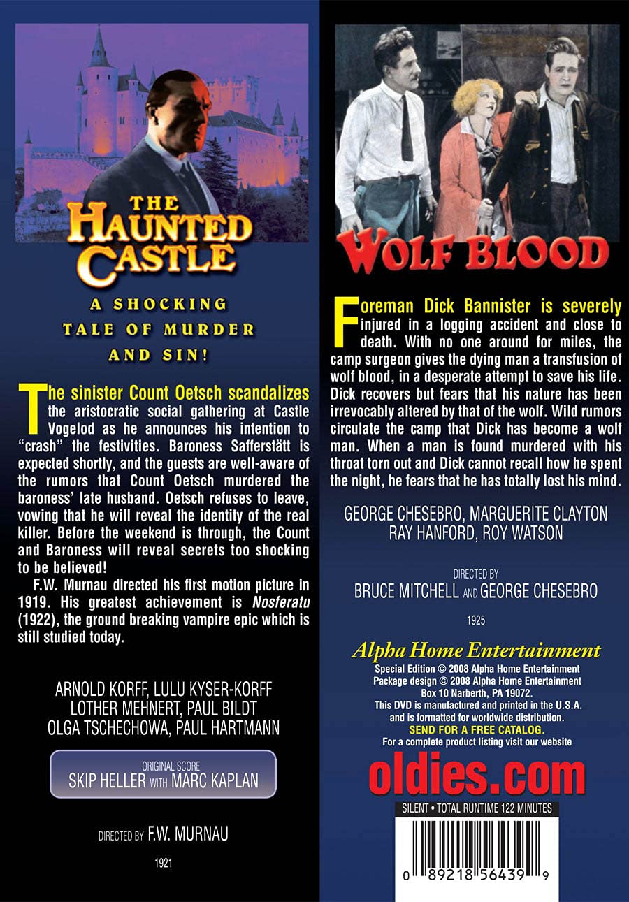 Haunted Castle & Wolf Blood - Gothic Halloween Decor, Scary Party Props, Horror Movie Set Design for Haunted Houses & Themed Events