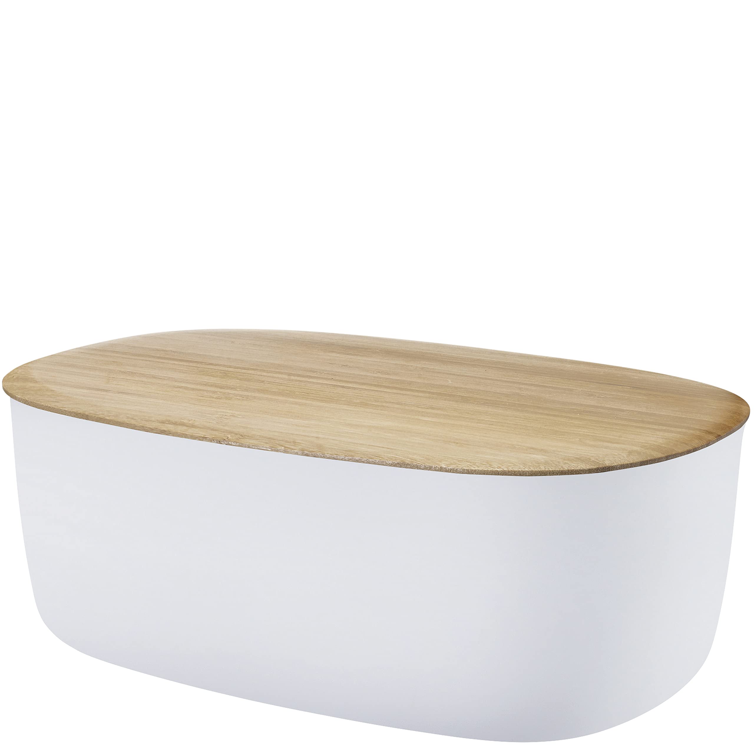 White Bread Box - Airtight Food Storage Container for Fresh Bread, Buns & Pastries | Perfect for Kitchen Countertop, Pantry & Dining Table Organization