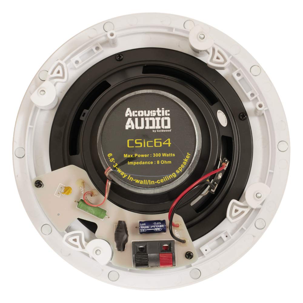 Acoustic Audio CSic64 Frameless In-Ceiling 6.5